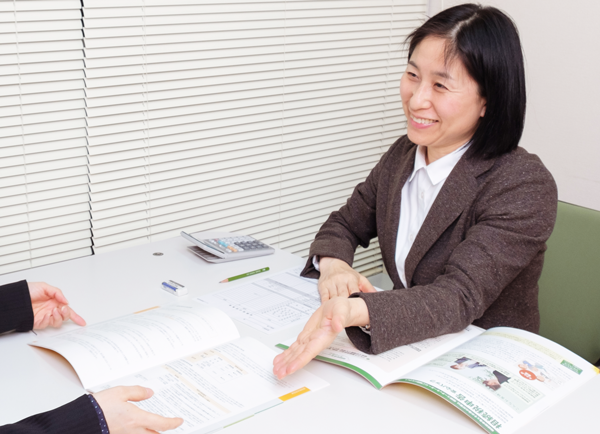 釘宮貴美子の相談風景